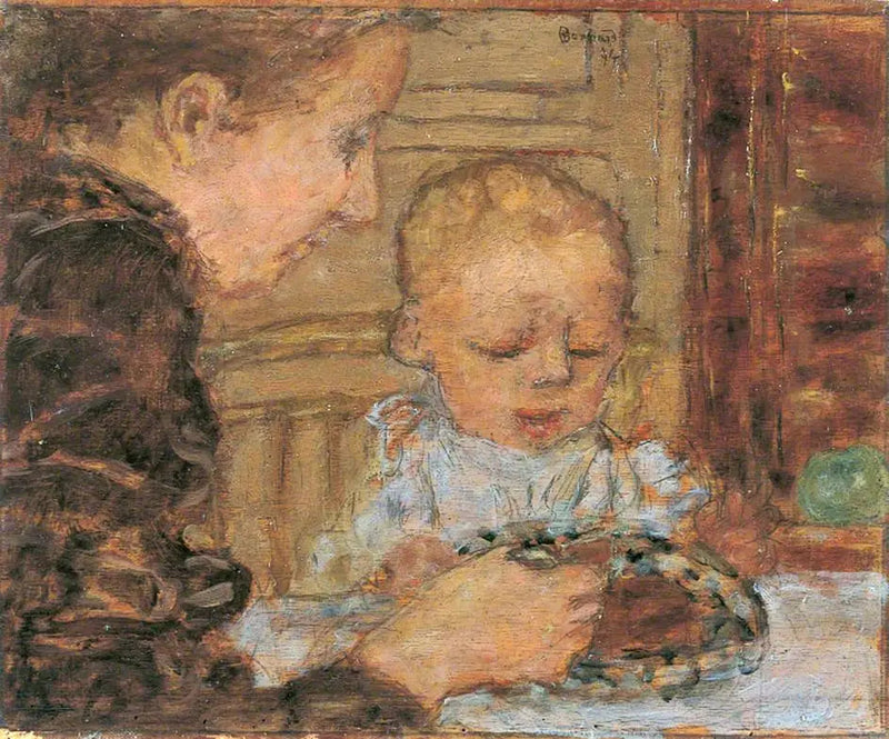 Babcia i dziecko - Pierre Bonnard