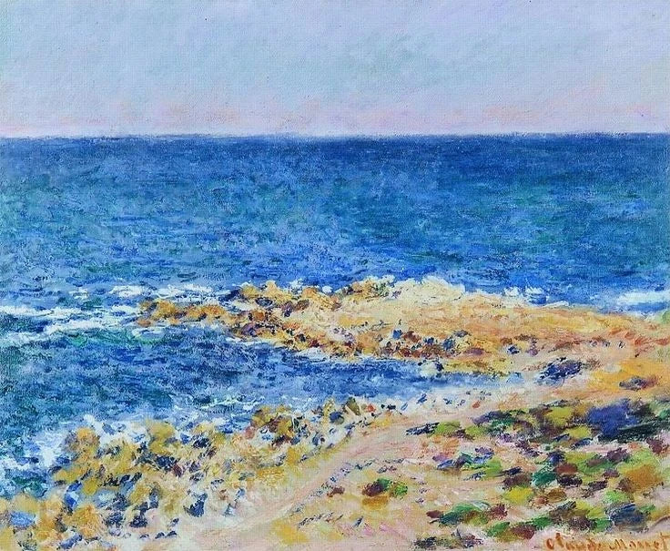 „Wielki błękit" w Antibes W1182 - Claude Monet