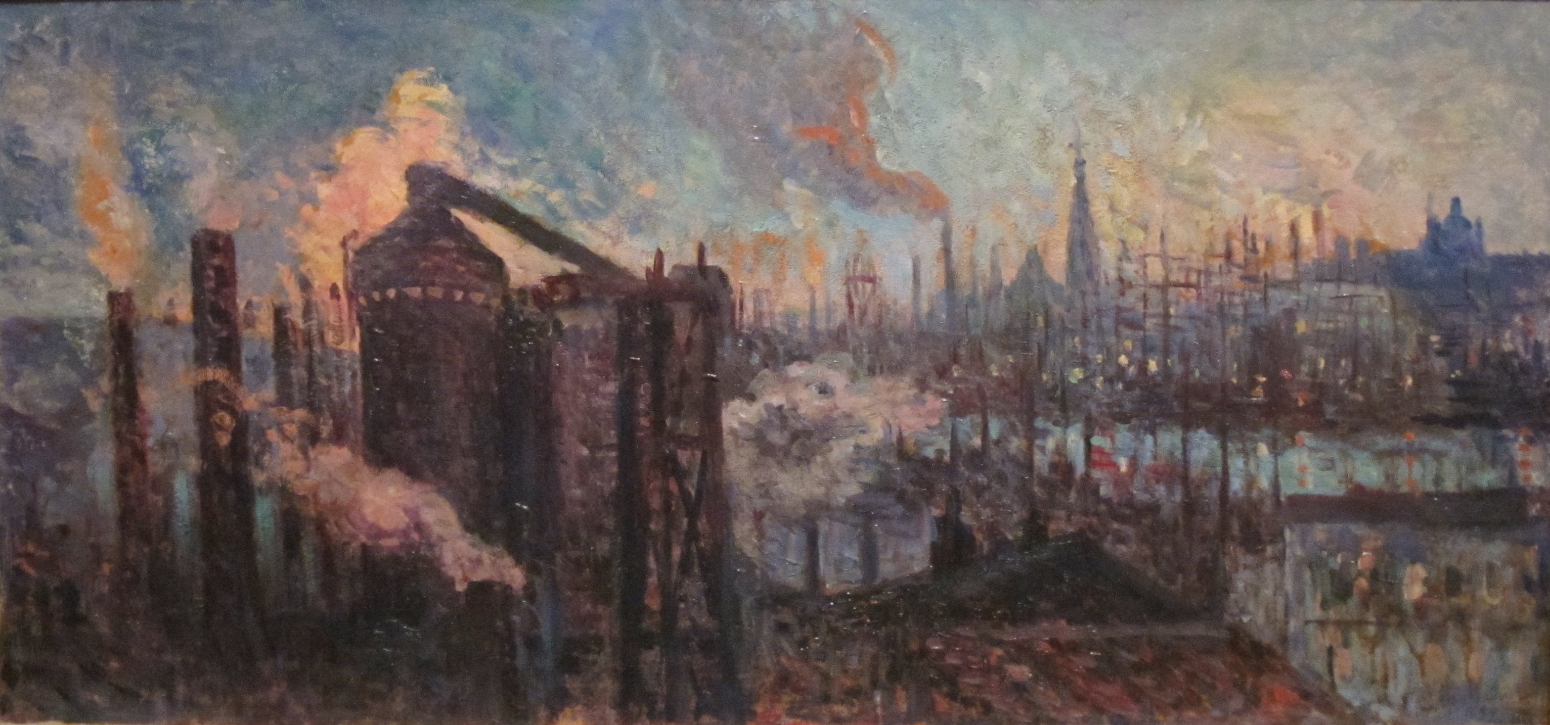 Grande ville industrielle - Maximilien Luce - Alpha Reproduction