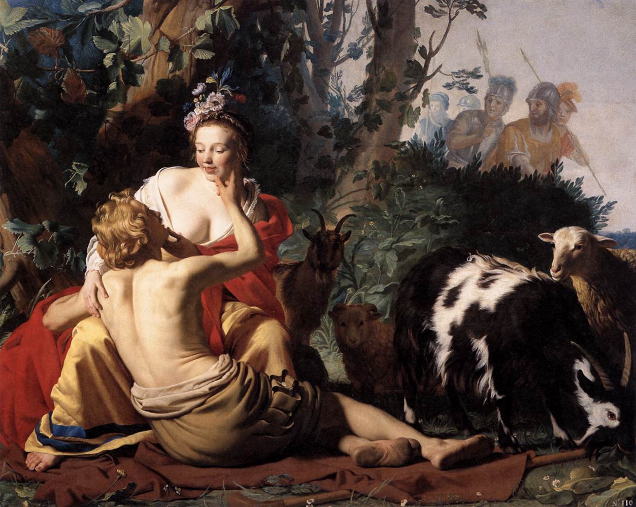 Granida et Daifilo - Gerrit van Honthorst - Alpha Reproduction