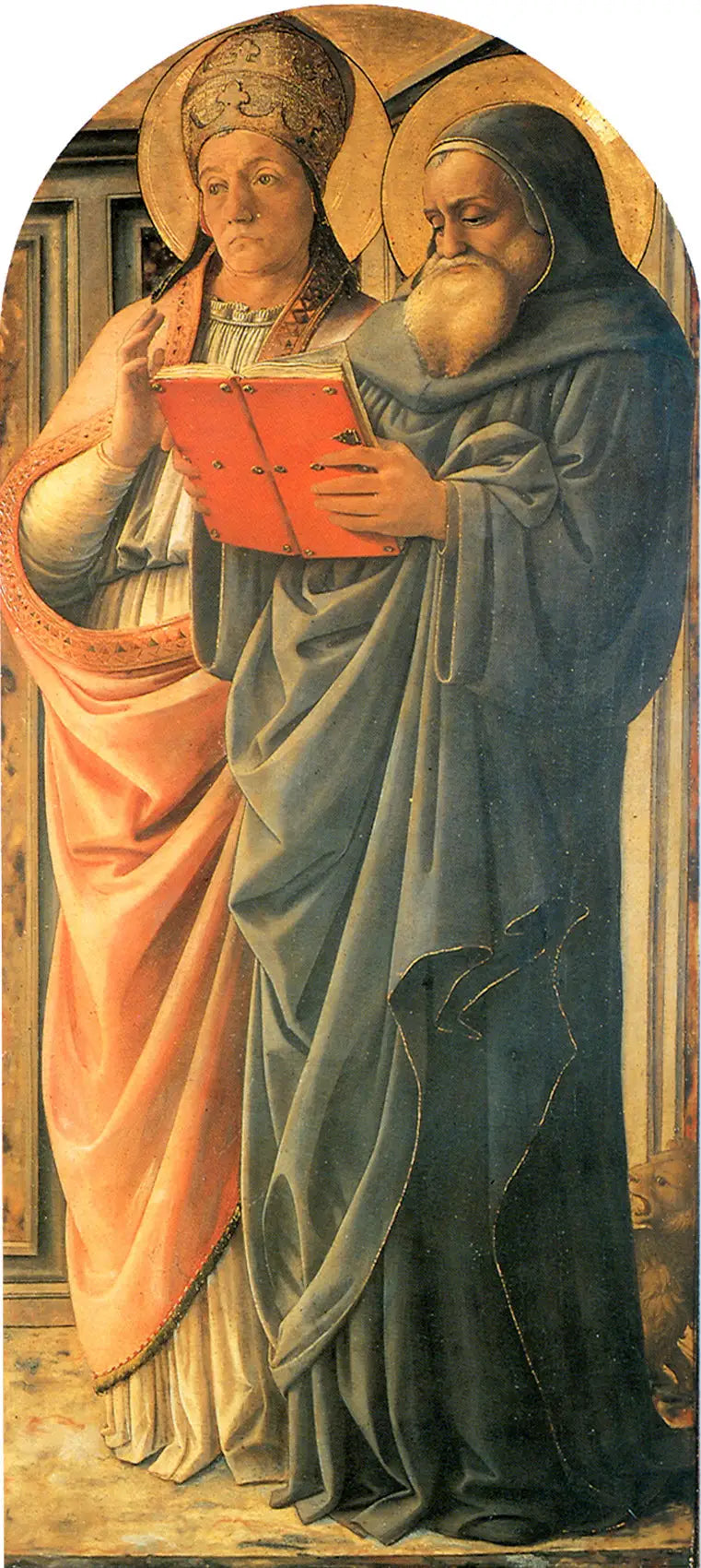 Gregory i Jerome, Doktorzy Kościoła - Fra Filippo Lippi