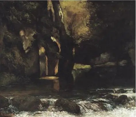Jaskinia Czarna Studnia - Gustave Courbet