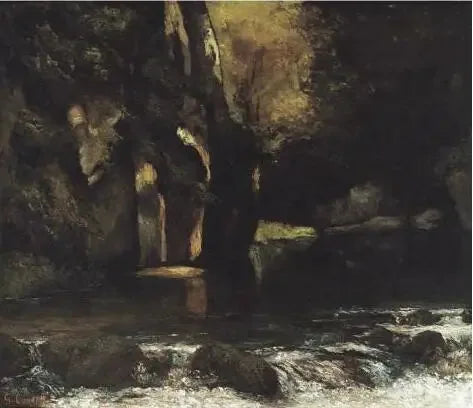 Jaskinia Czarna Studnia - Gustave Courbet