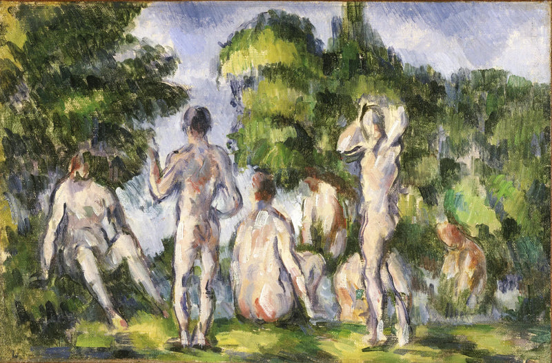 Grupa kąpiących się - Paul Cézanne