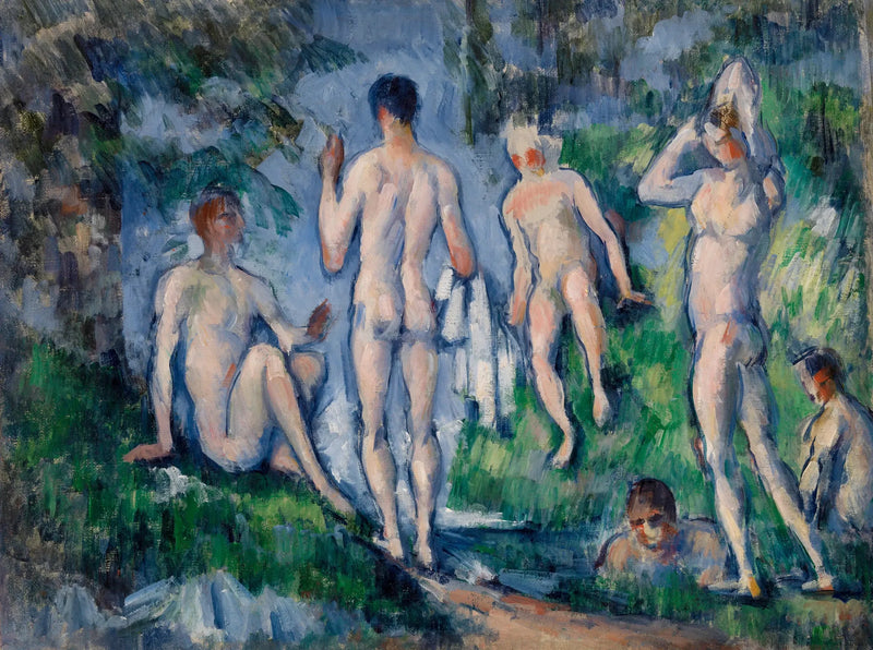Grupa kąpiących się - Paul Cézanne