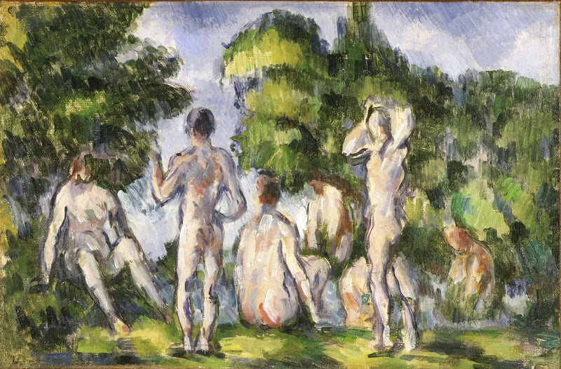 Grupa kąpiących się - Paul Cézanne