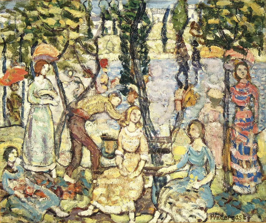 Grupa postaci - Maurice Prendergast