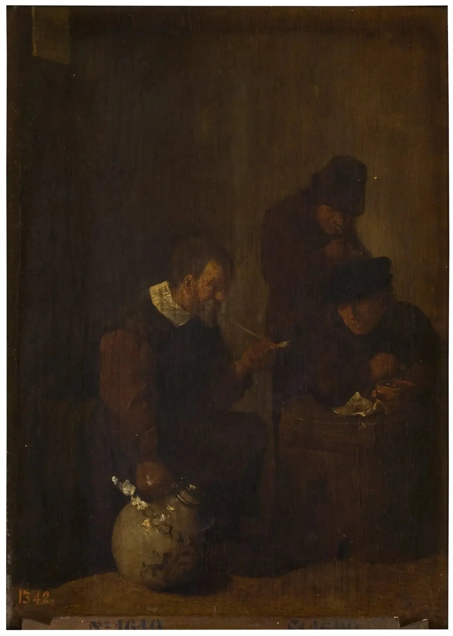 Zestaw do palenia - David Teniers Młodszy