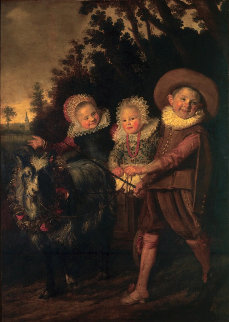 Grupa trzech dzieci (fragment) - Frans Hals