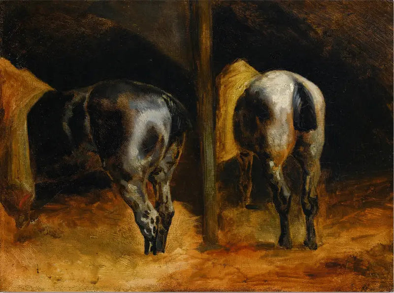 Grupy koni - Théodore Géricault