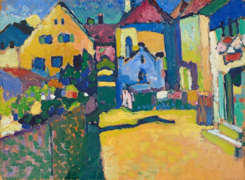 Grungasse w Murnau - Wasilij Kandinsky