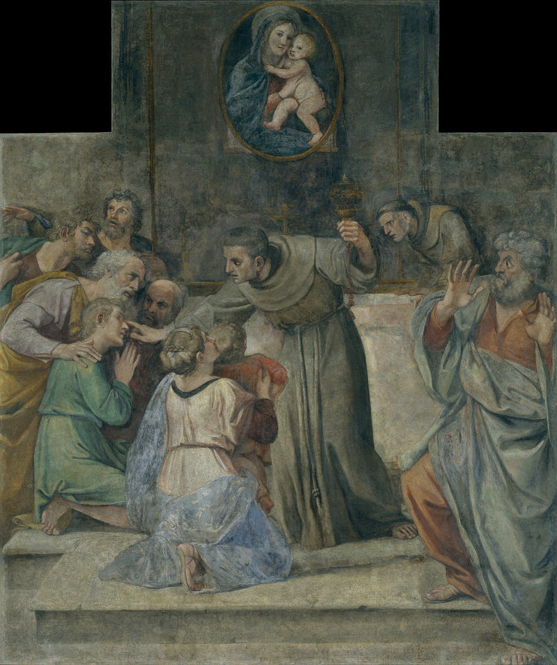 Wyleczyć ślepego od urodzenia - Annibale Carracci
