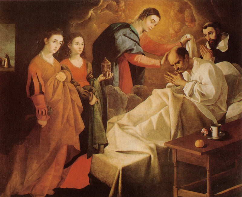 Cudowne uzdrowienie błogosławionego Réginalda z Orleanu - Francisco de Zurbarán