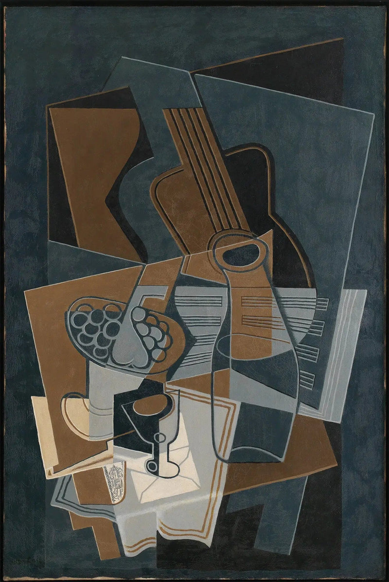 Gitara i flakon - Juan Gris