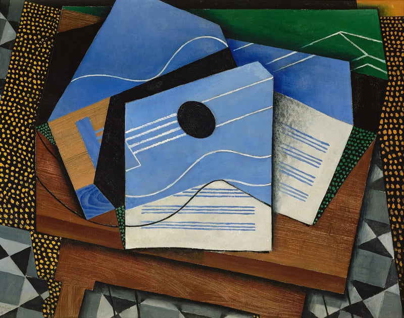 Gitara na stole - Juan Gris