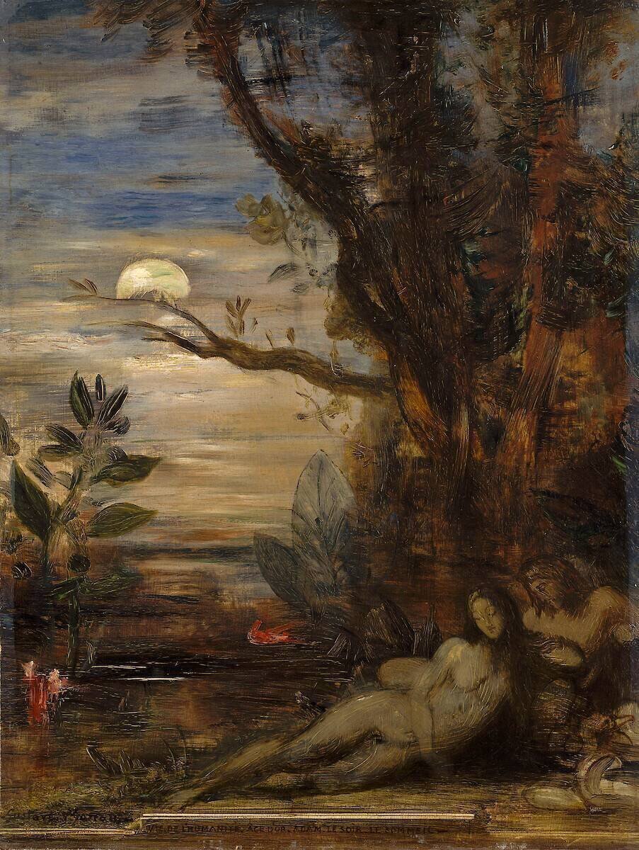 Adam, peinture de Gustave Moreau