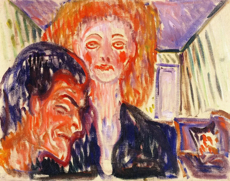 Nienawiść - Edvard Munch