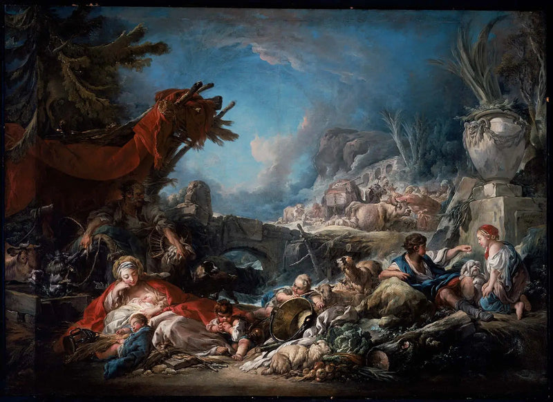 Przerwa u źródła - François Boucher