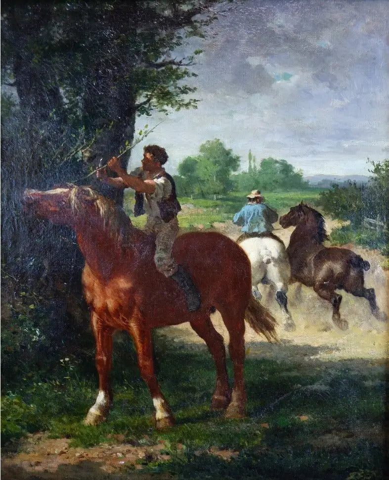 Przystanek jeźdźca - Rosa Bonheur