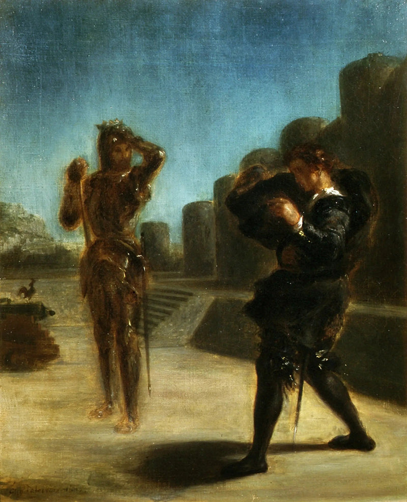 Hamlet i Duch. - Eugène Delacroix
