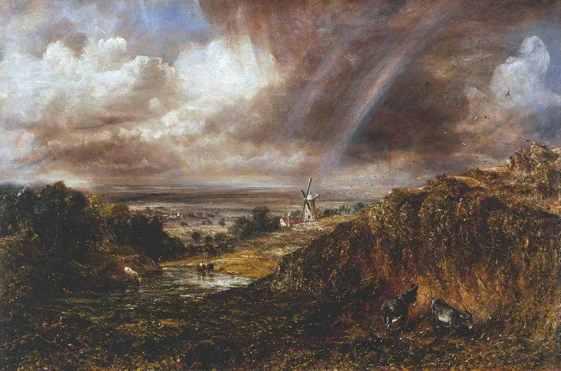 Hampstead Heath z tęczą - John Constable