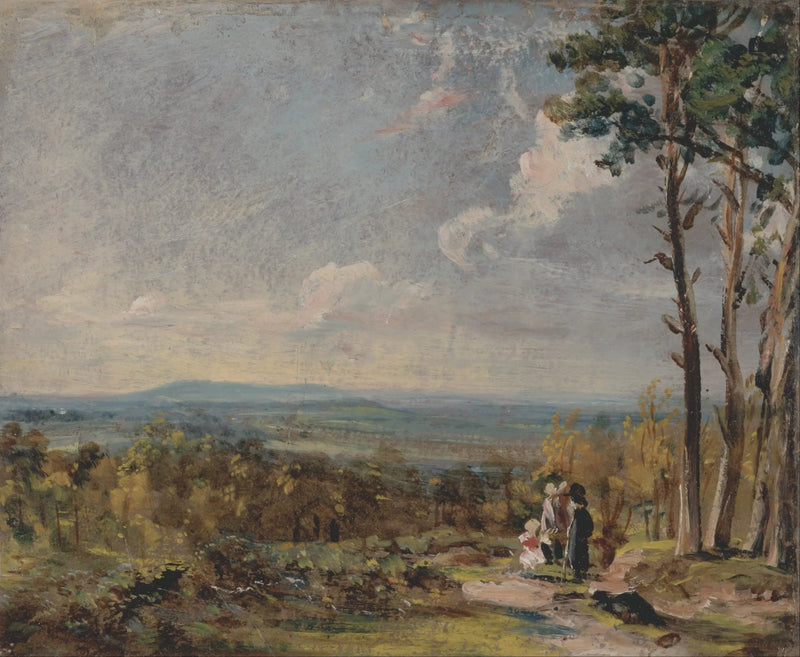 Hampstead Heath w kierunku Harrow - John Constable