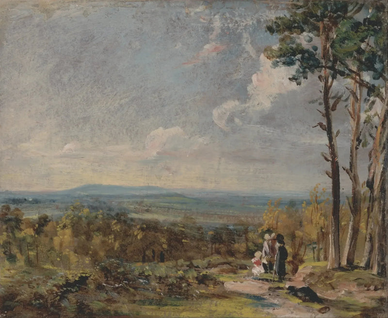 Hampstead Heath w kierunku Harrow - John Constable