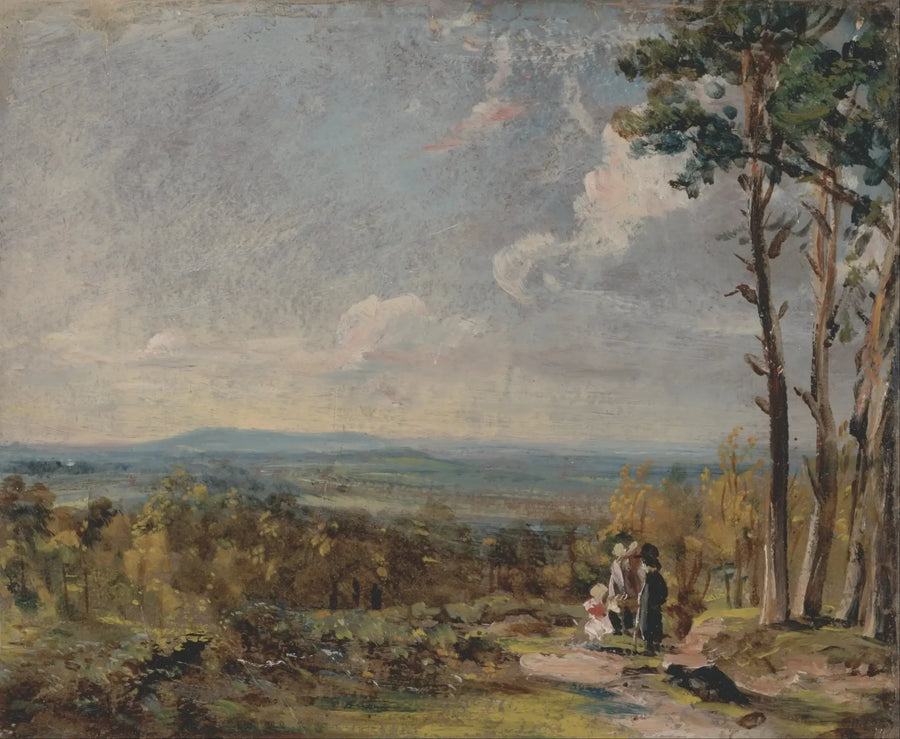 Hampstead Heath w kierunku Harrow - John Constable