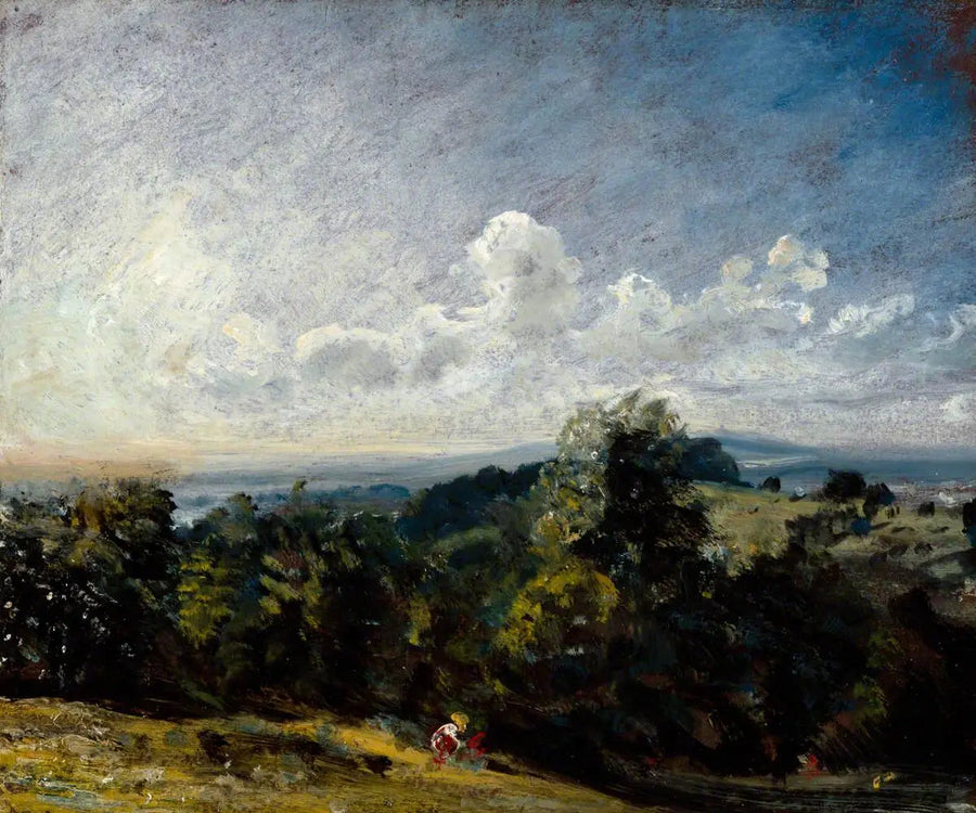 Hampstead Heath, widok na zachód w kierunku Harrow I - John Constable
