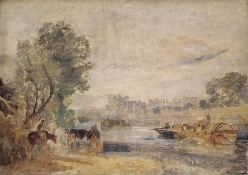 Hampton Court z Tamizy - J. M. W. Turner