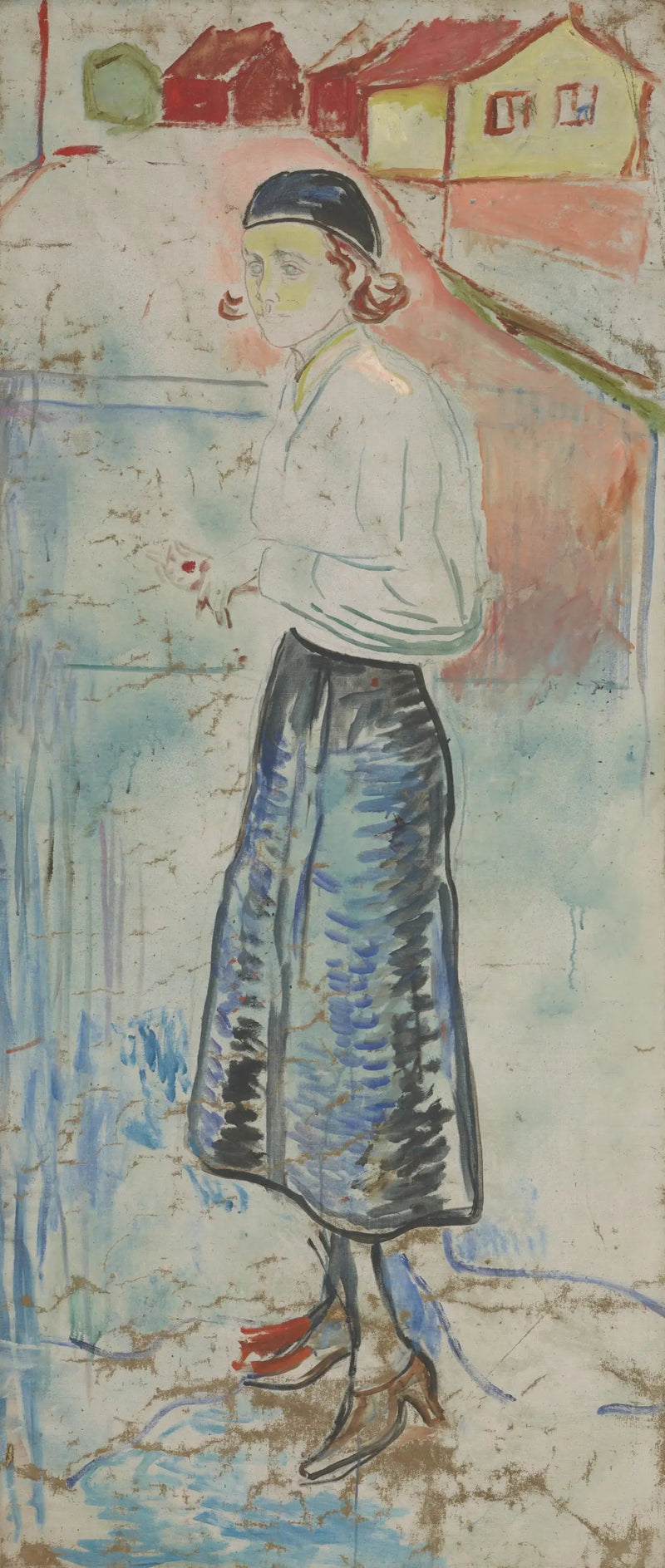 Hanna Brieschke w Åsgårdstrand - Edvard Munch