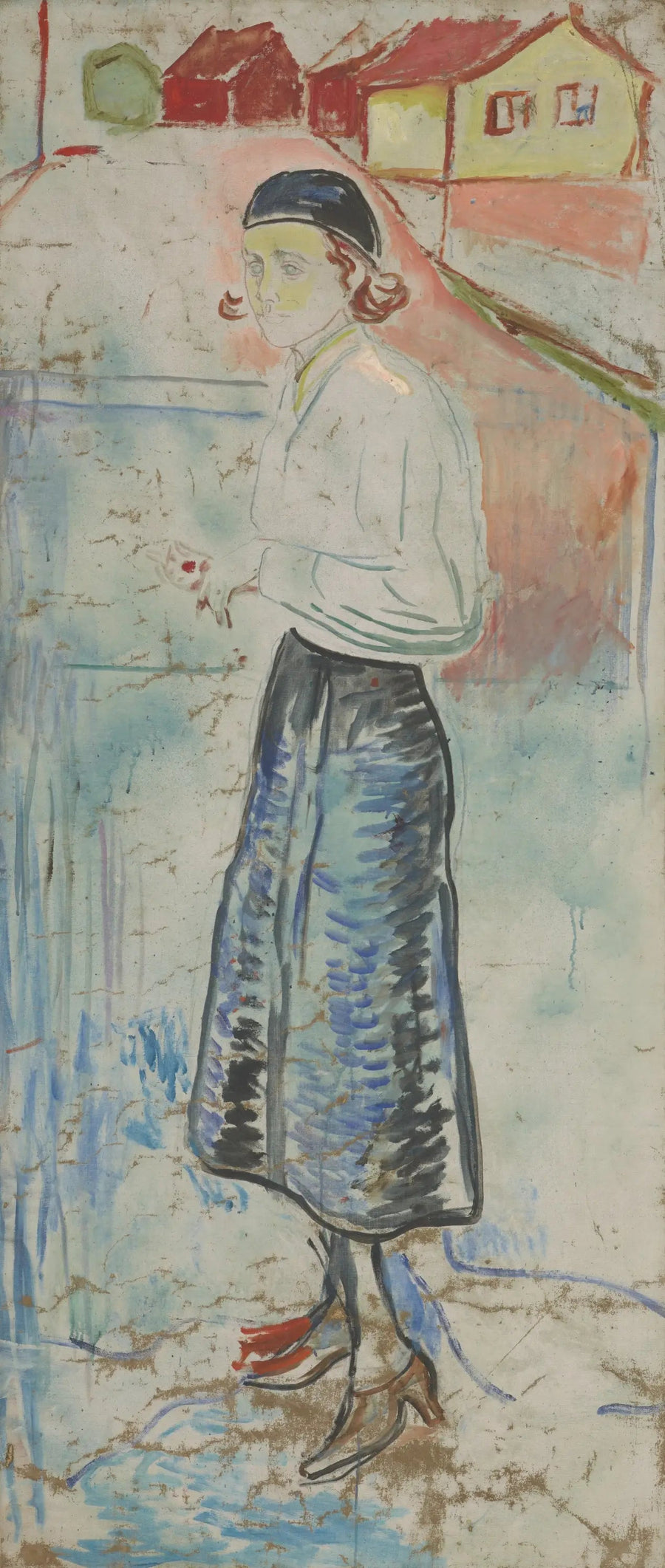 Hanna Brieschke w Åsgårdstrand - Edvard Munch