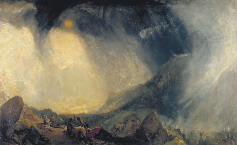 Hannibal przekraczający Alpy - J. M. W. Turner