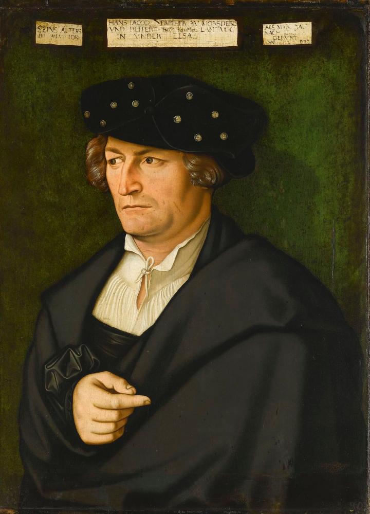 Hans Jacob Freiherr zu Morsperg et Beffert - Hans Baldung Grien image 1 reproduction réalisée par Alpha Reproduction