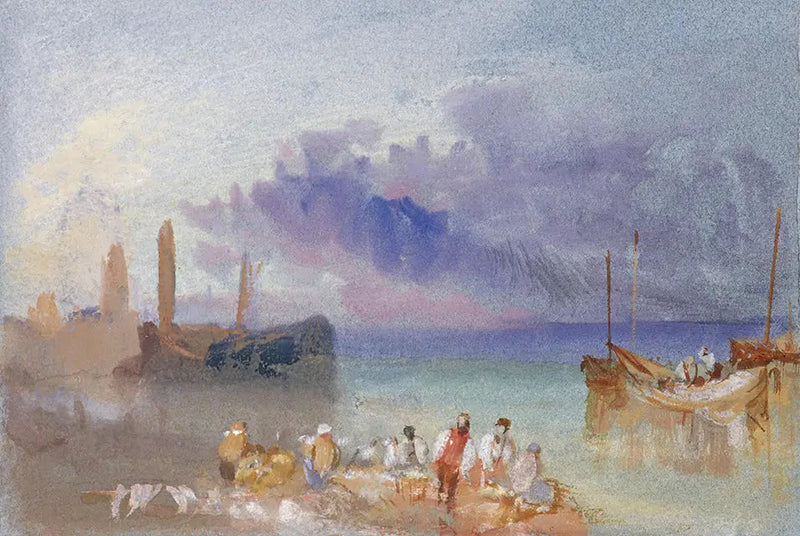 Widok z portu - J. M. W. Turner