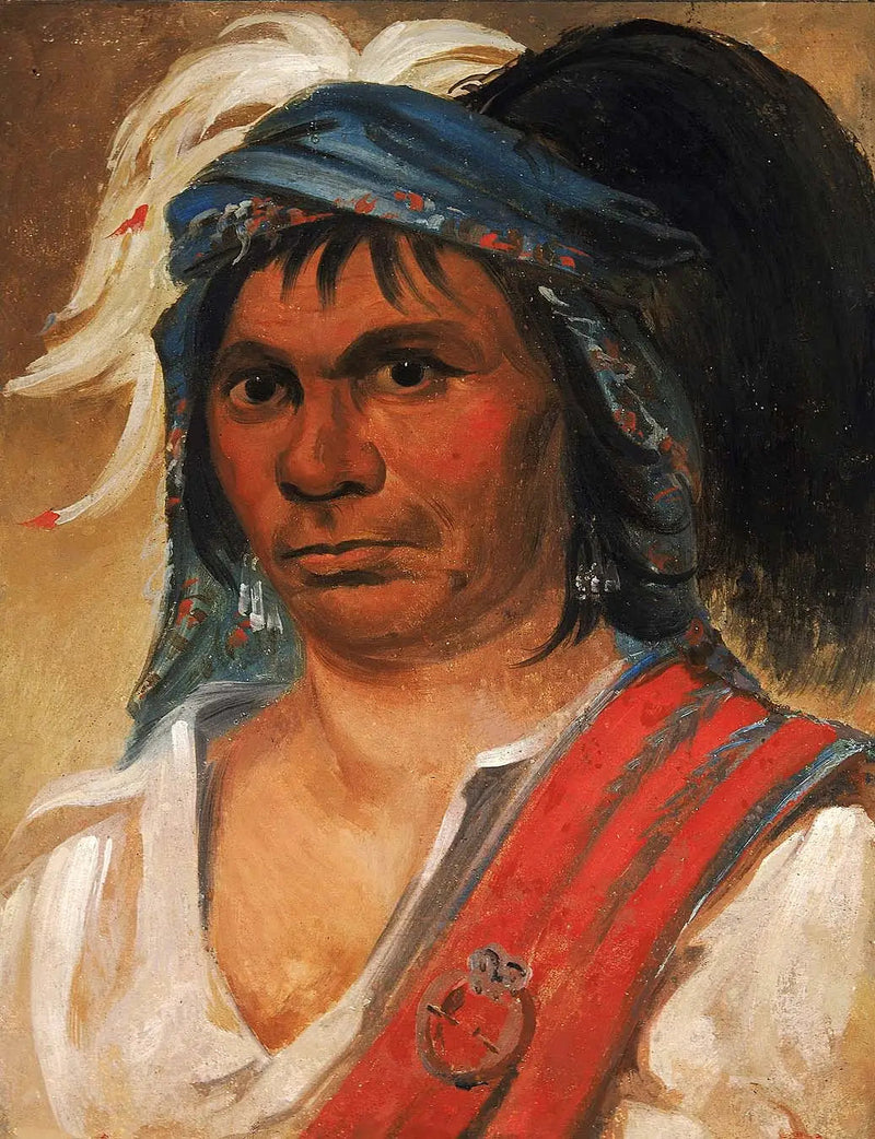 Twardy orzech hikorowy, uprzejmy mężczyzna - George Catlin