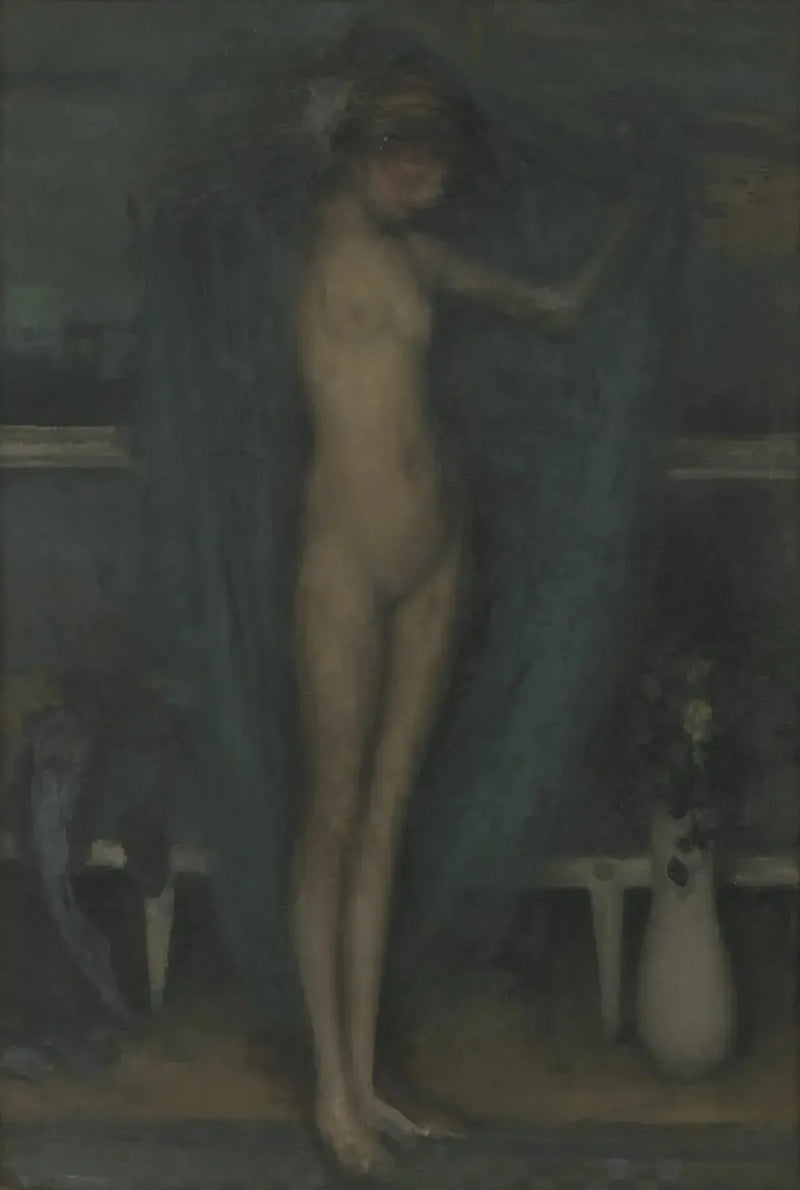 Harmonia w niebieskim i złotym: Mała niebieska dziewczynka - James Abbott McNeill Whistler