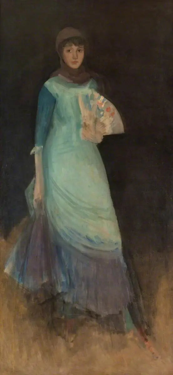 Harmonia w niebieskim i fioletowym: Pani Finch - James Abbott McNeill Whistler