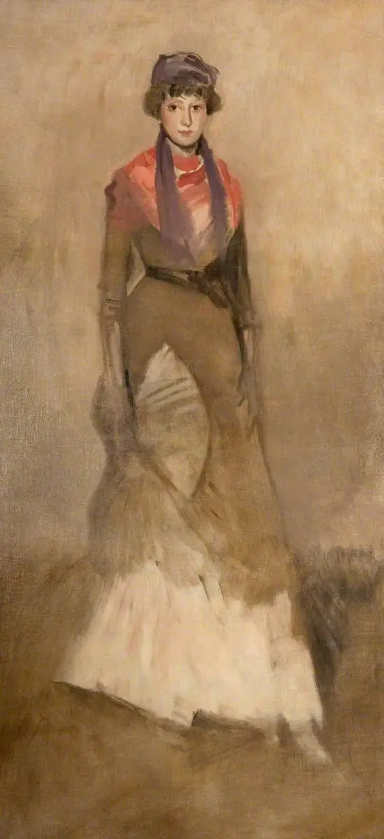 Harmonia w kolorze dzikim i fioletowym: Pani Finch - James Abbott McNeill Whistler