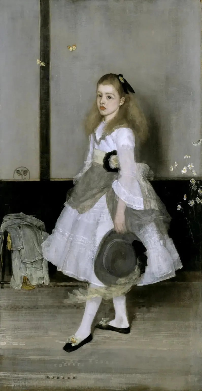Harmonia w szarości i zieleni: Pani Cicely Alexander - James Abbott McNeill Whistler