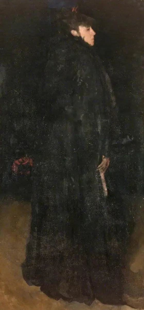 Harmonia w czerni: Pani Ethel Philip - James Abbott McNeill Whistler