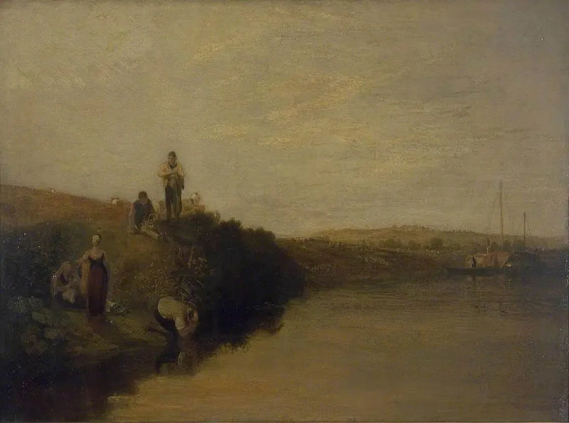 Kolacja Żniwna, Kingston Bank - J. M. W. Turner