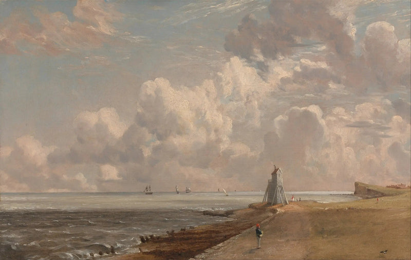 Harwich: niski latarnia morska i Beacon Hill - John Constable