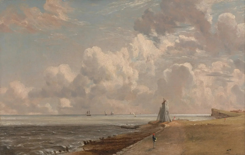 Harwich: niski latarnia morska i Beacon Hill - John Constable