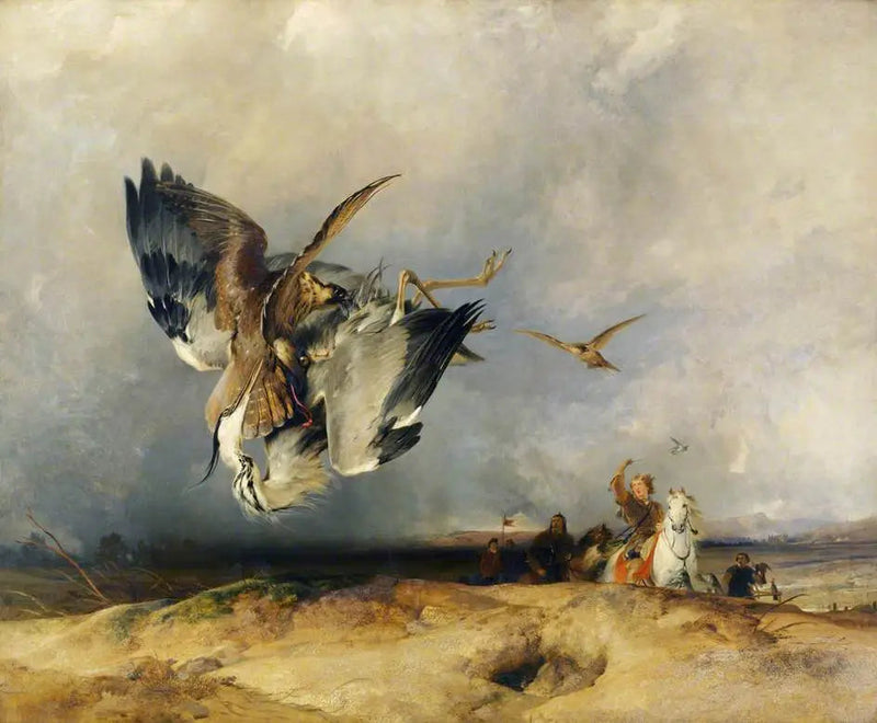 Hawking w starożytności - Edwin Henry Landseer