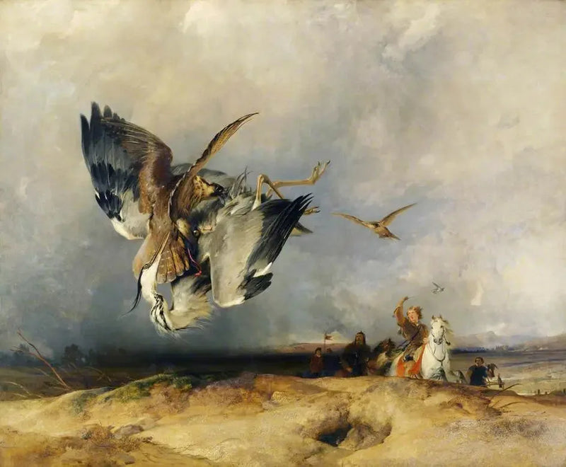 Hawking w starożytności - Edwin Henry Landseer