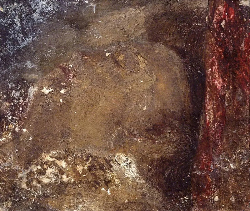 Głowa osoby śpiącej - J. M. W. Turner