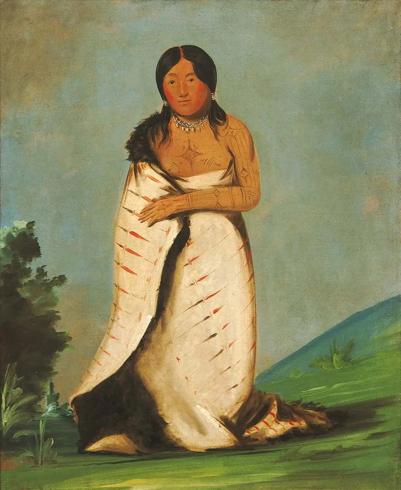 Hee-láh-dee, Fontaine Pure, Żona Dymu - George Catlin