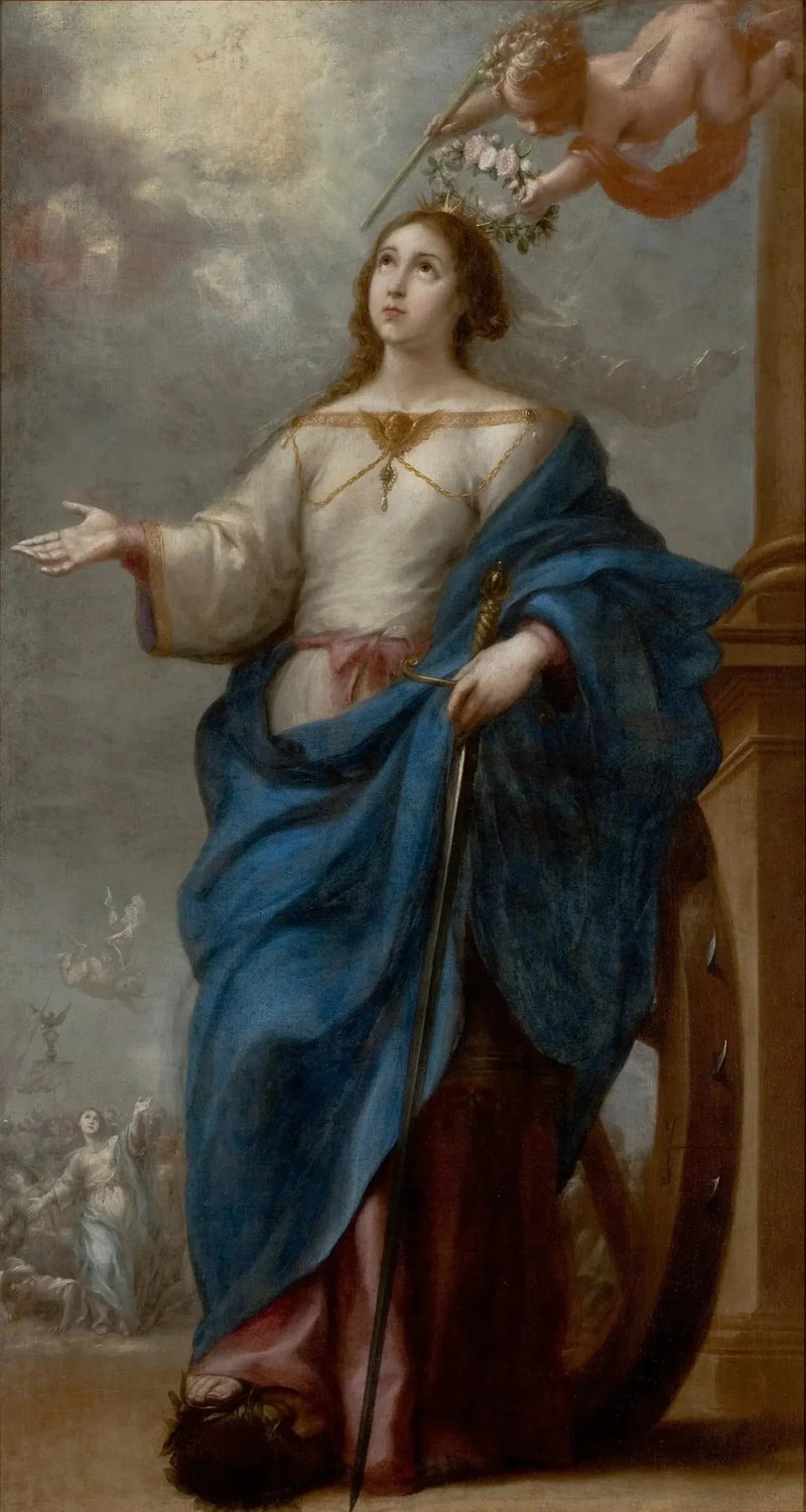 Święta Katarzyna Aleksandryjska - Bartolomé Esteban Murillo