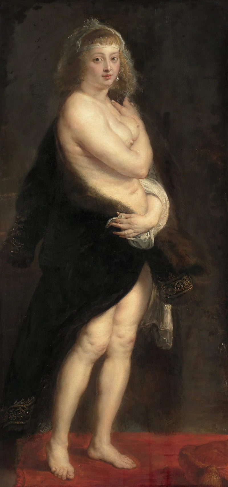 Hélène Fourment wychodząca z kąpieli - Peter Paul Rubens